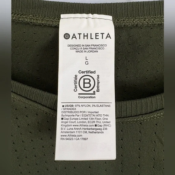 Athleta | In Motion Seamless Top | Sz L | Aspen Olive | NWT - Picture 5 of 9
